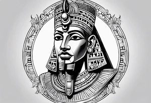 Rá, the god of Egypt tattoo idea