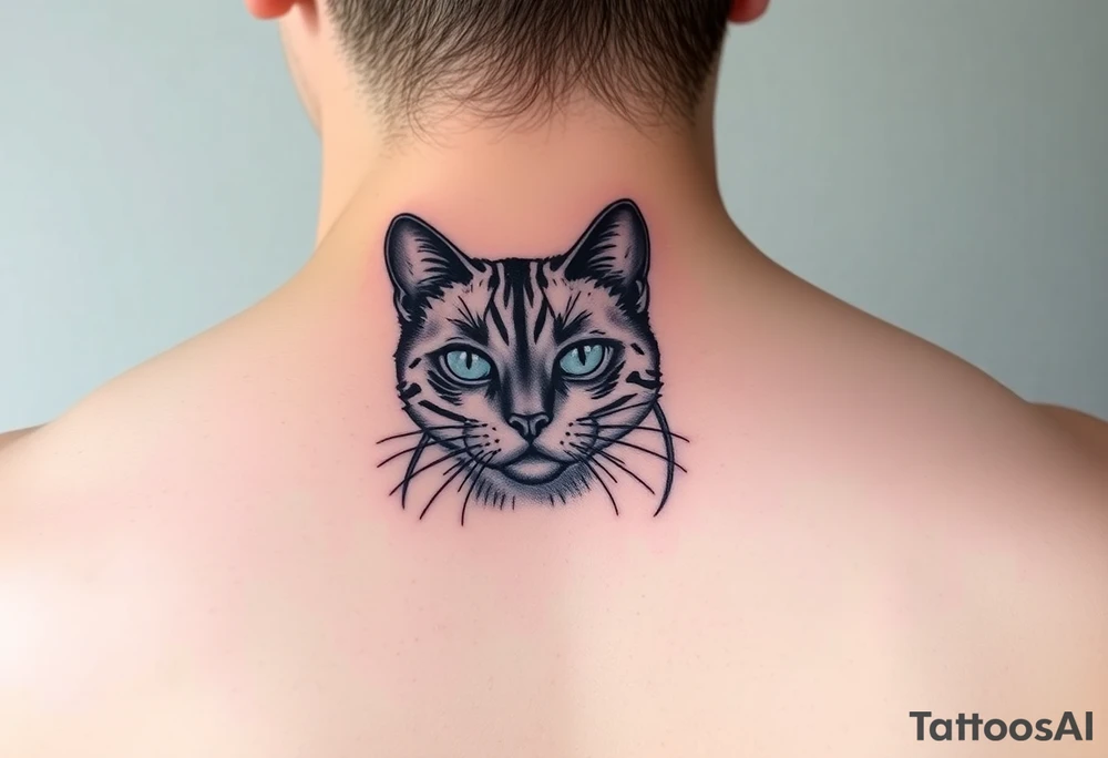 Burmese cat tattoo idea