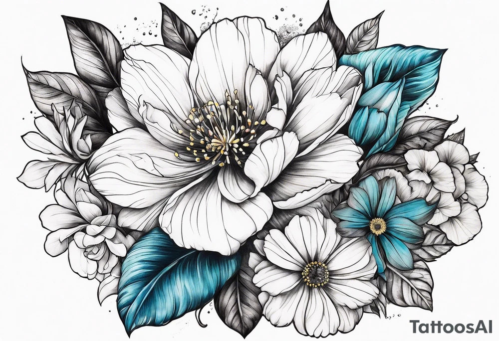 flowers tattoo idea