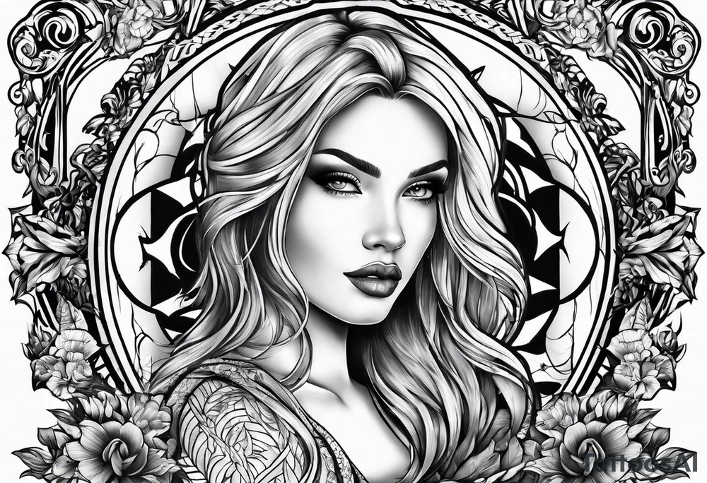 The name Hayden in the moonlight tattoo idea
