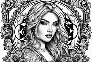The name Hayden in the moonlight tattoo idea