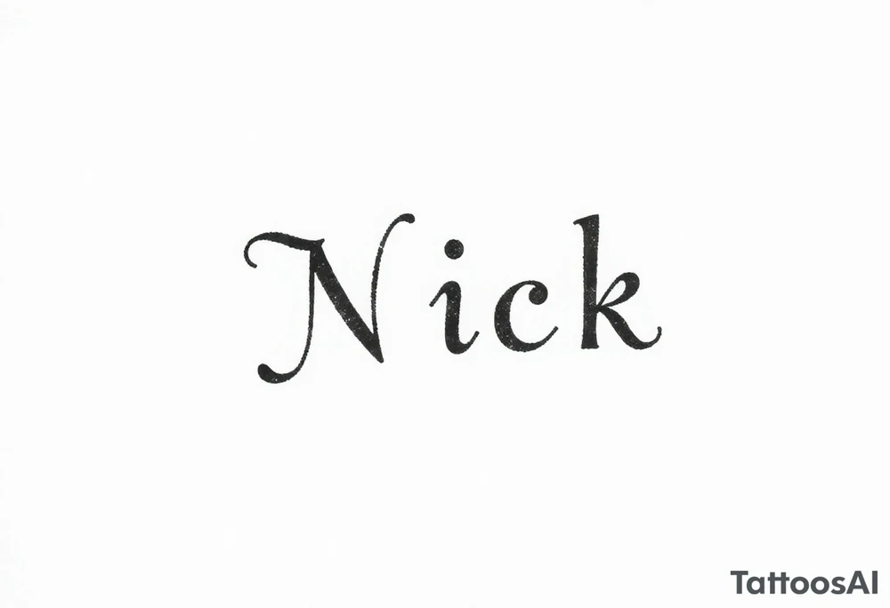 Nick tattoo idea