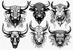 bull tattoo idea