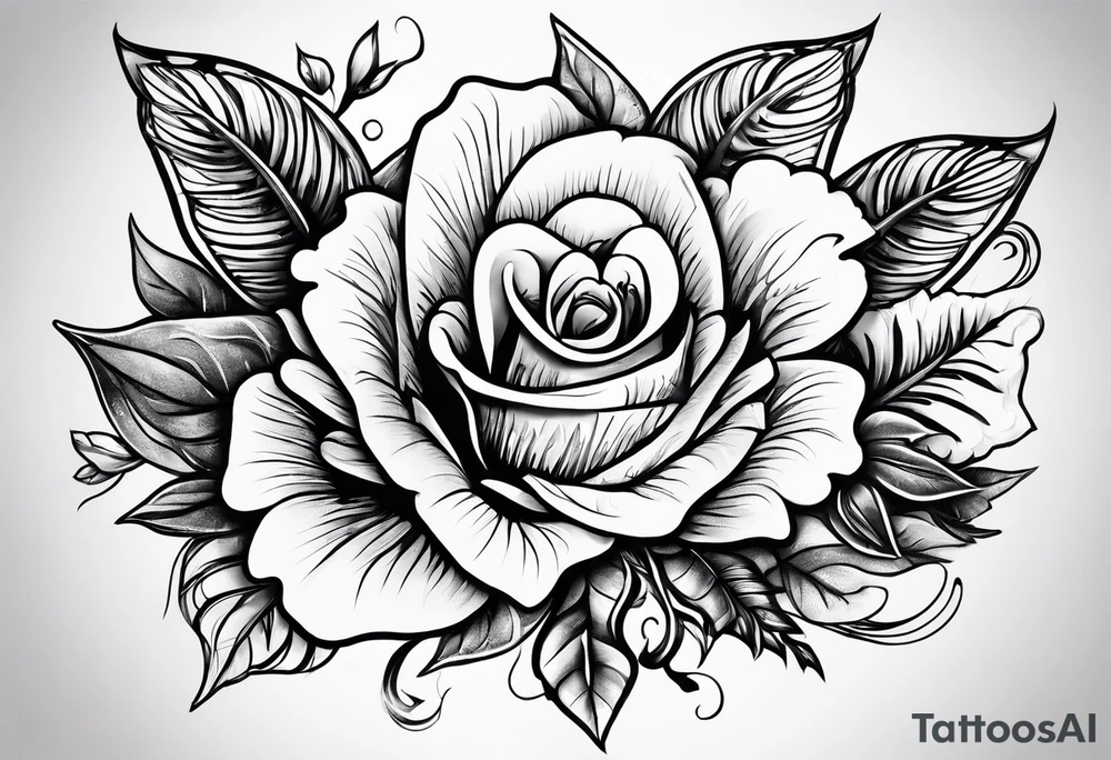 Let our Scars Fall in Love tattoo idea