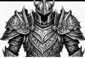 two knights heavy armor tattoo idea