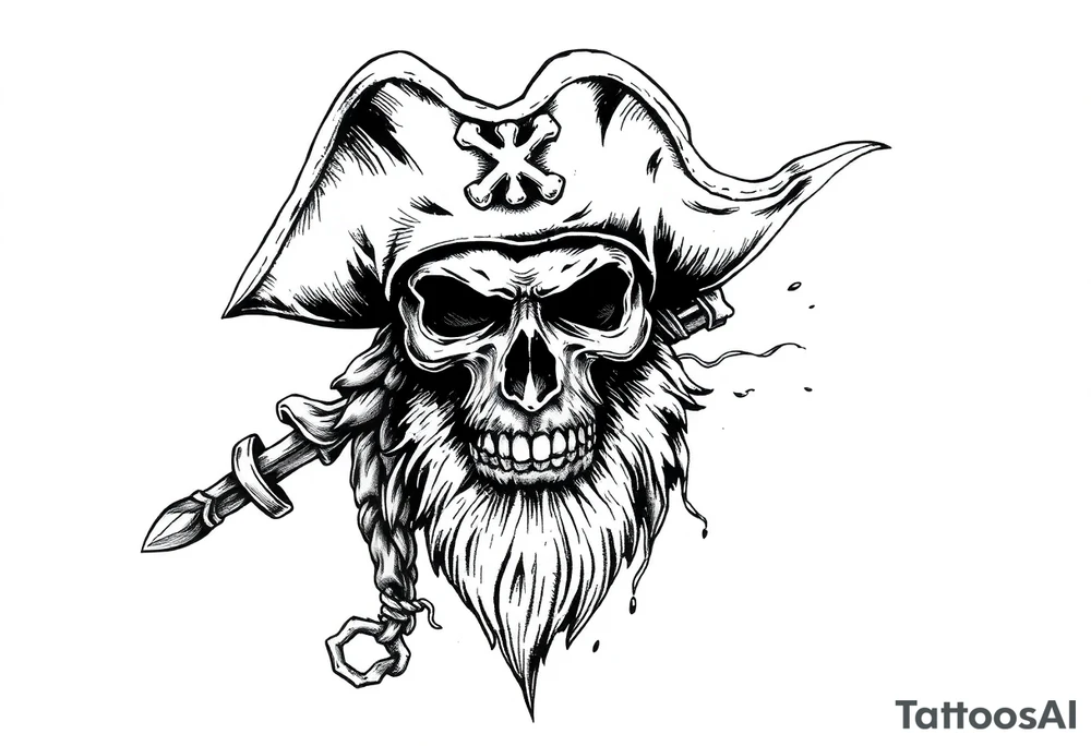pirate theme tattoo idea