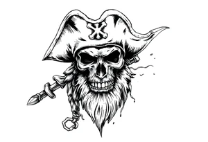 pirate theme tattoo idea