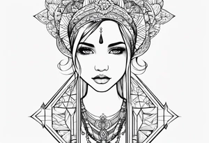 Children names, date of birth tattoo idea