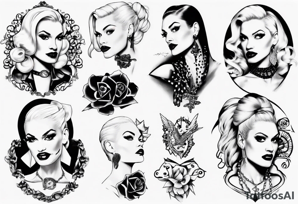 gwen stefani tattoo idea
