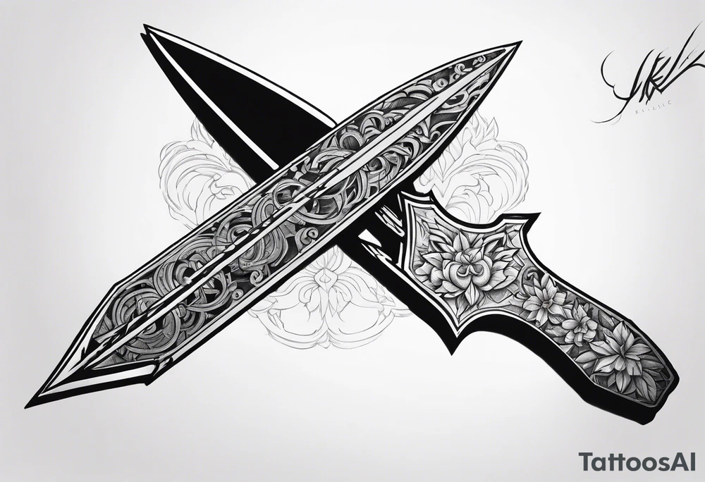 A kunai tattoo idea
