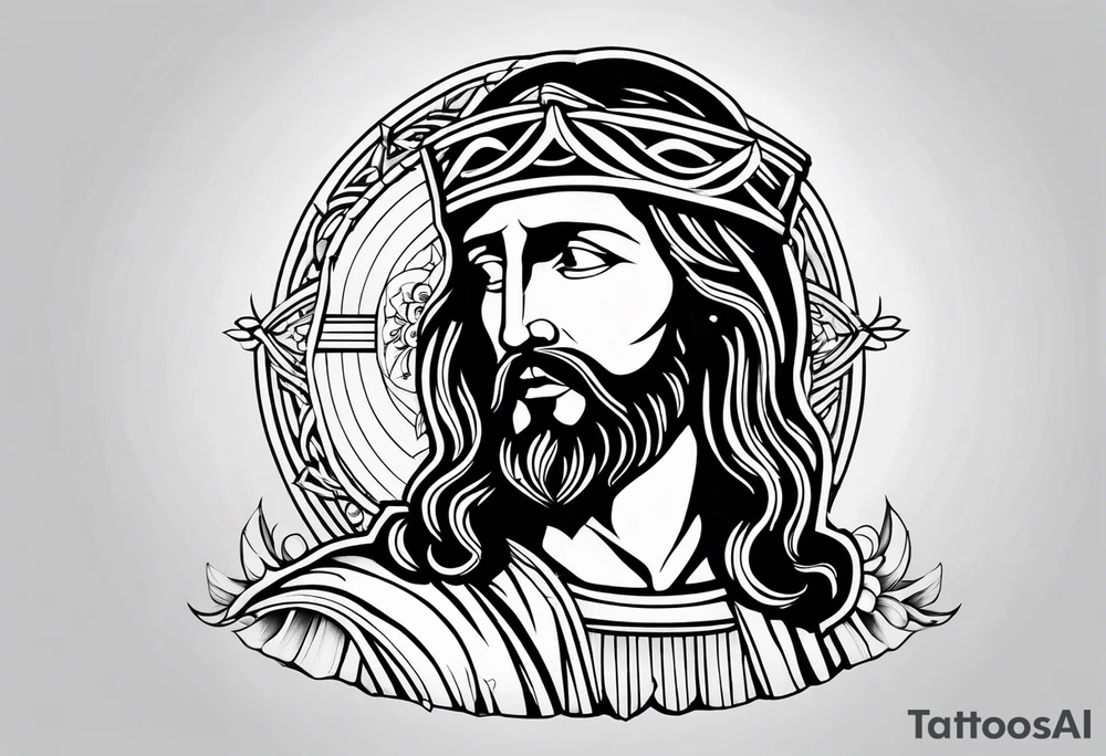 jesus tattoo idea