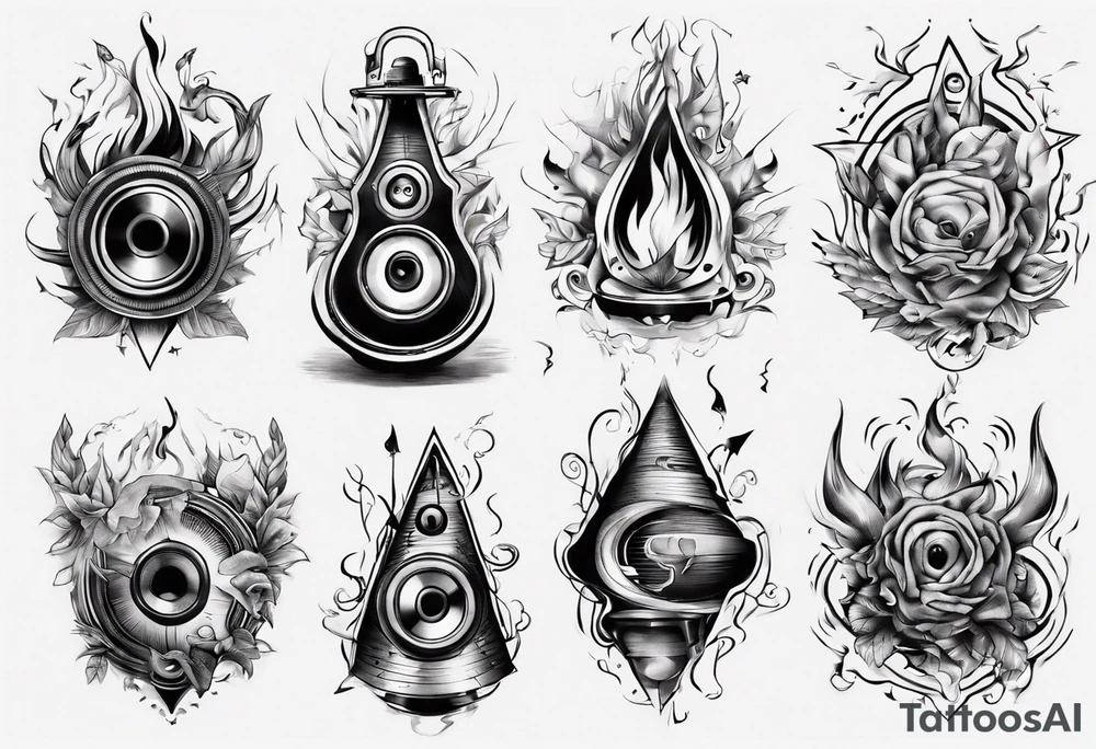 speaker hearth tattoo idea