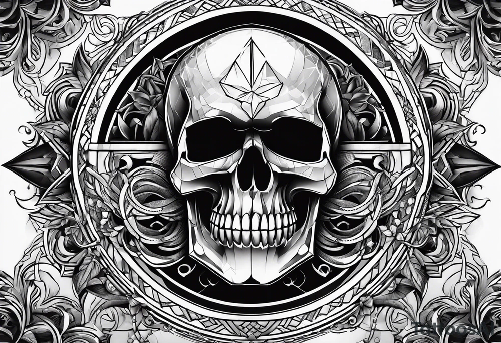 Piret skull tattoo idea