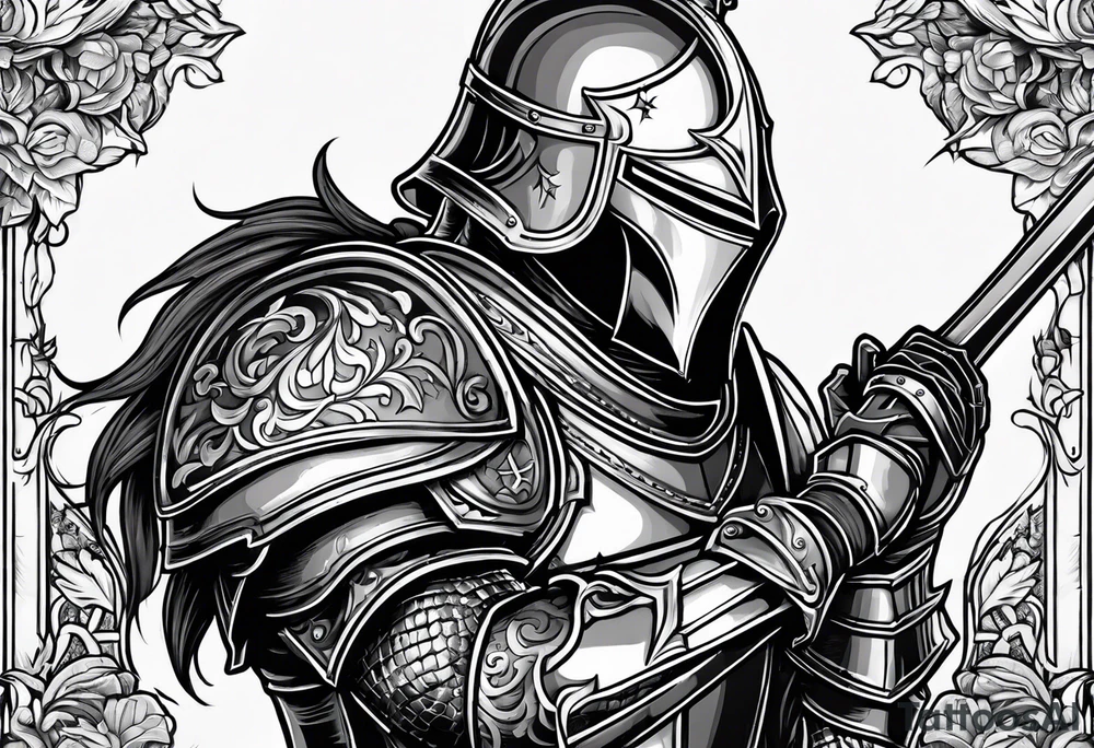 Knight tattoo idea