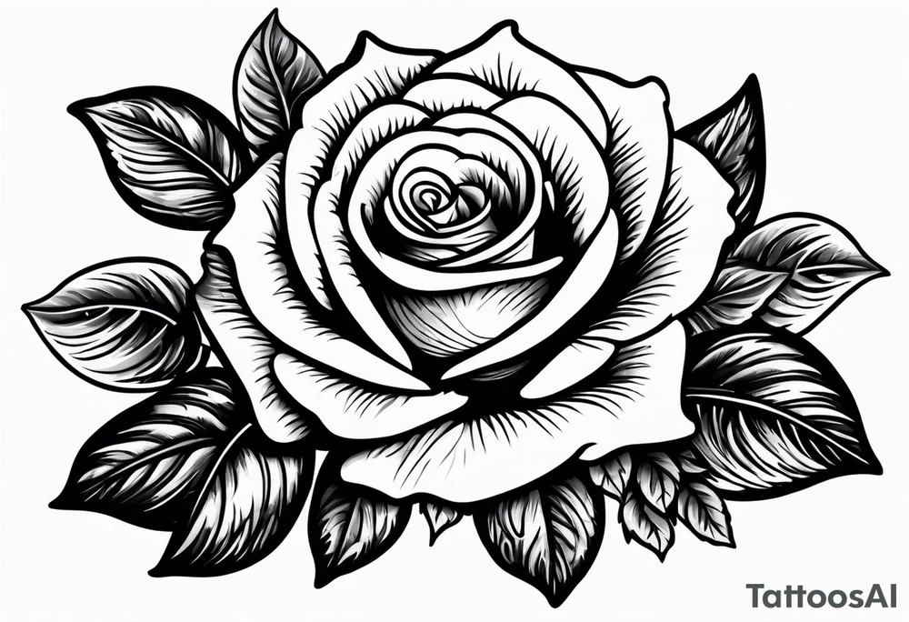 Roses and Elvis Presley tattoo idea