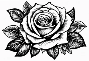 Roses and Elvis Presley tattoo idea