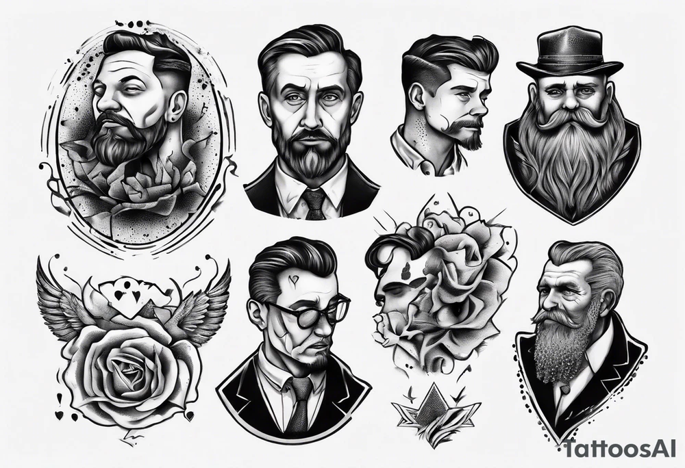 Fathers love for his son tattoo idea