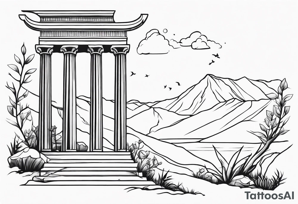 greek mythology sleeve tattoo tattoo idea