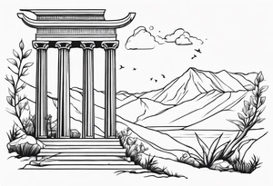 greek mythology sleeve tattoo tattoo idea