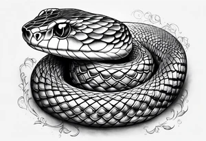 Litle snake tattoo idea