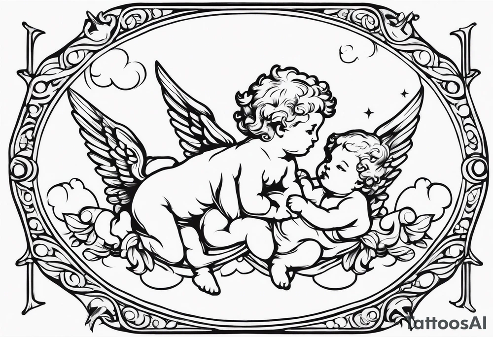 cherubs tattoo idea