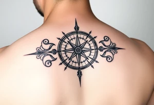 Compass tattoo idea