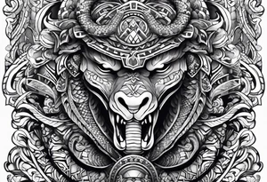 aztec snake 

sleeve tattoo idea