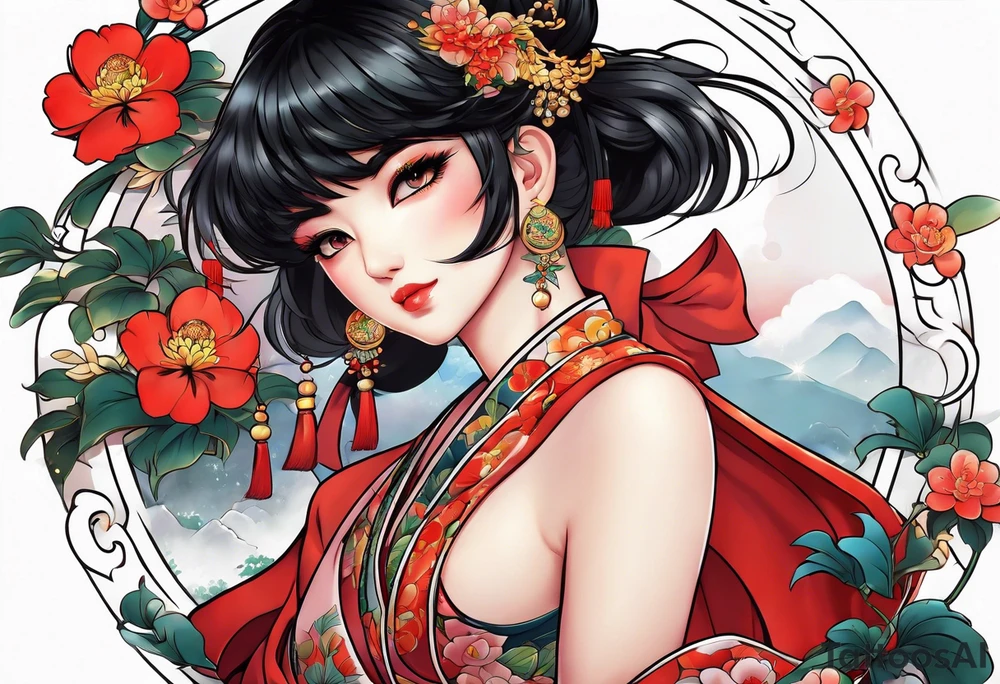 Sleeve ranma tattoo tattoo idea
