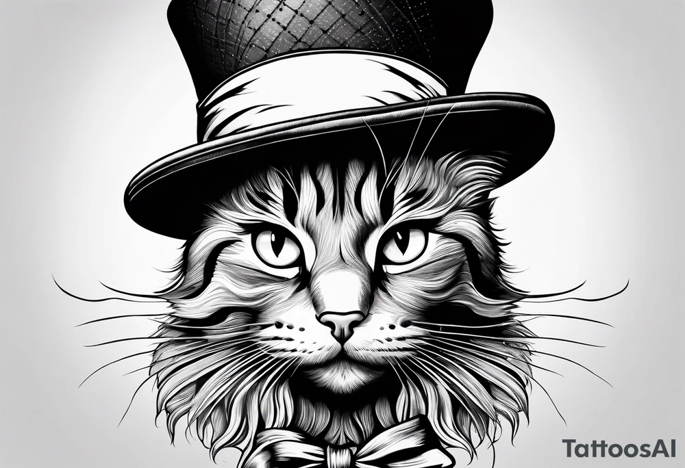 Cat in the hat tattoo idea