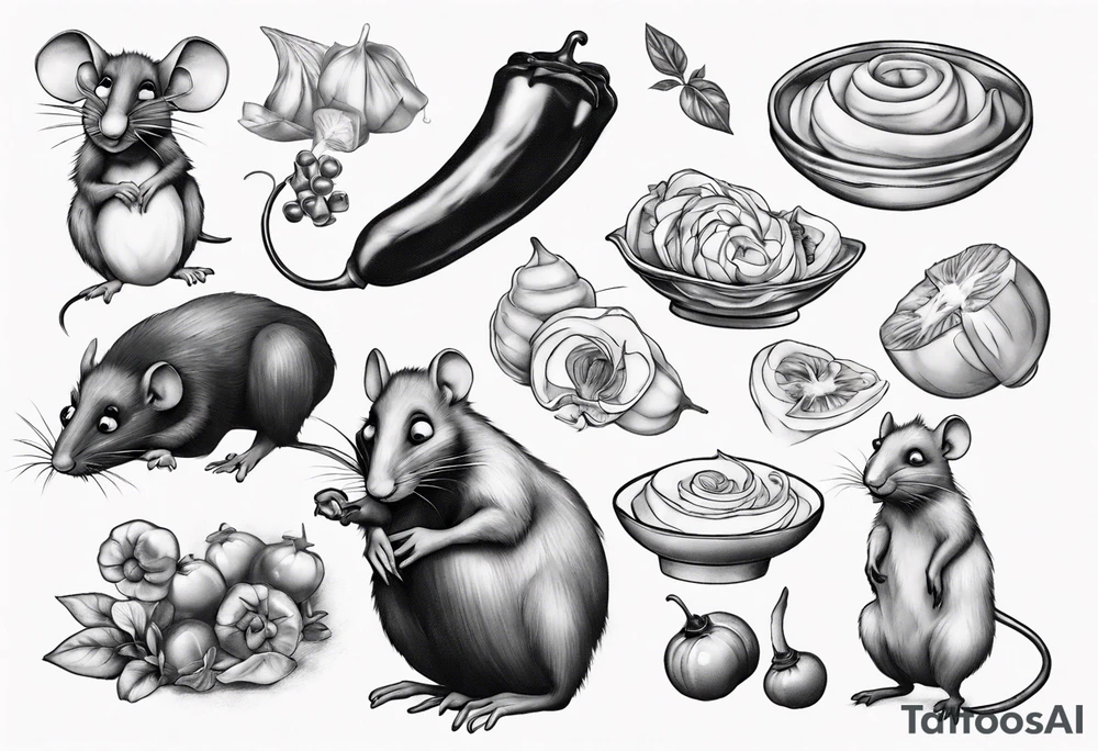 ratatouille tattoo idea
