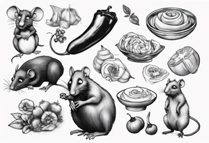 ratatouille tattoo idea