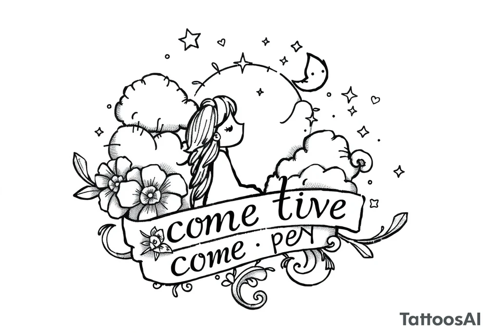 Dreams come true tattoo idea