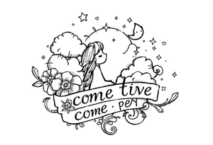 Dreams come true tattoo idea