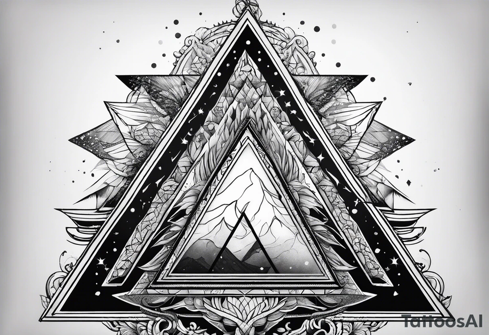 triangle tattoo idea