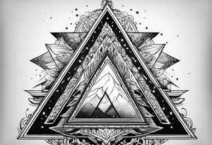 triangle tattoo idea