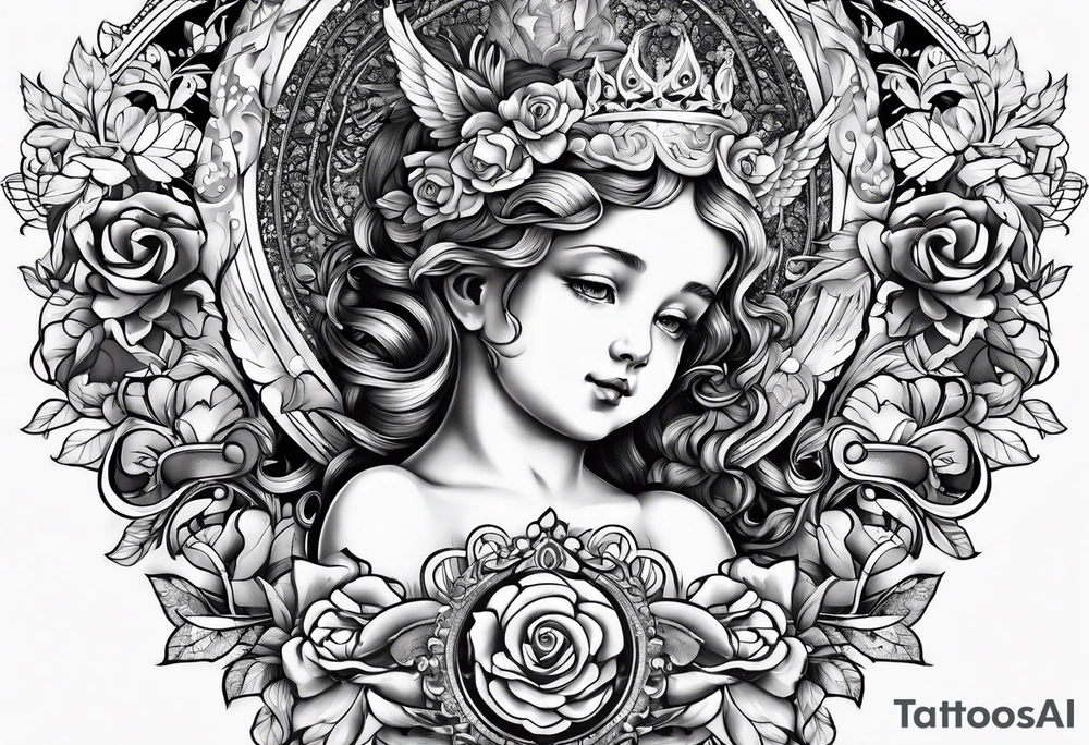 Cherub tattoo idea