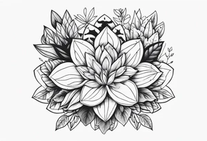 Tatuagem femina sem animais ou plantas na região da virilha tattoo idea