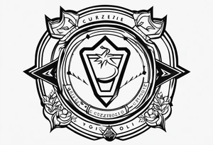 Raposa do cruzeiro esporte clube com coroa tattoo idea