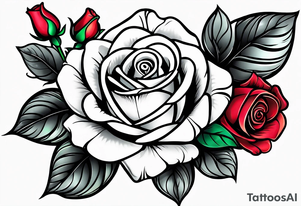beautiful rose tattoo for buttcheek back upper thigh, streetstyle, urban, hip-hop,rap tattoo idea