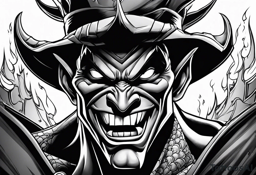 Green goblin tattoo idea