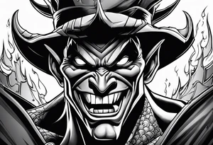 Green goblin tattoo idea
