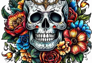 dead inside happy on the outside tattoo idea