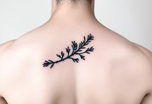 sprig of rosemary tattoo idea