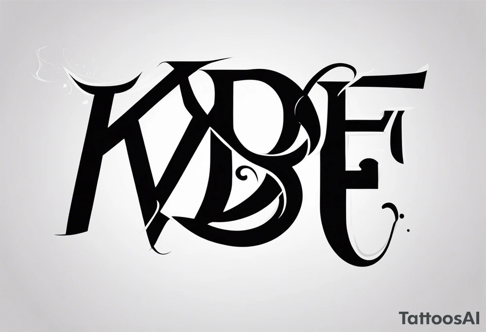 “KYDF” tattoo idea