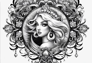 Pearl tattoo that has realistic features tattoo idea