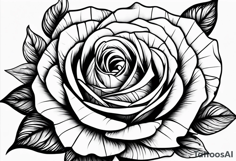 Dead rose tattoo idea