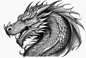 Wizard dragon tattoo idea