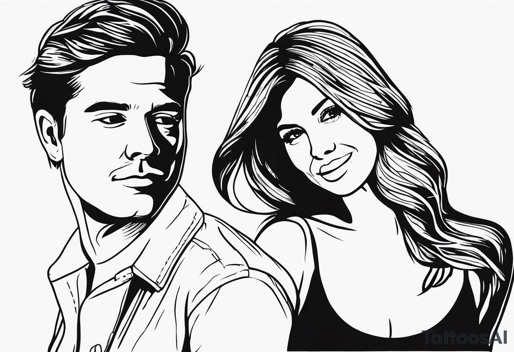 tattoo for spouses to have half each, sobre series de tv tattoo idea