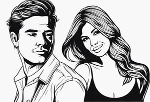 tattoo for spouses to have half each, sobre series de tv tattoo idea