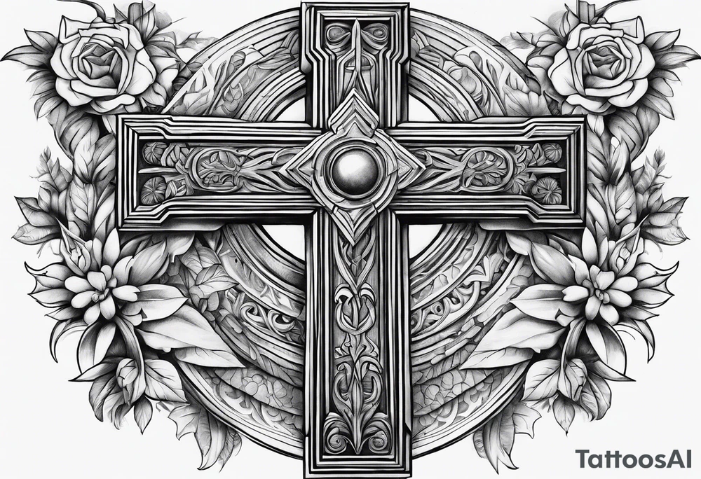 Caldabolg and cross tattoo idea